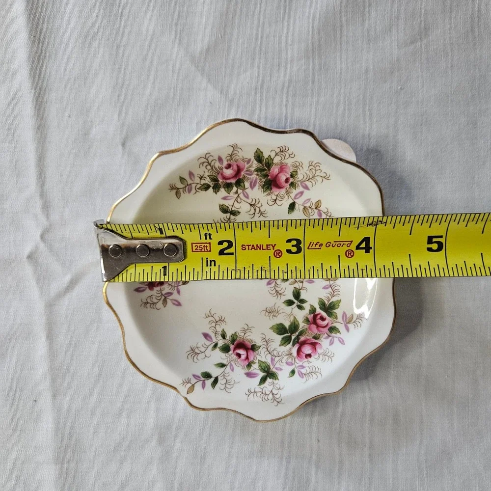 Royal Albert Bone China Lavender Rose Pattern Butter Pat 4